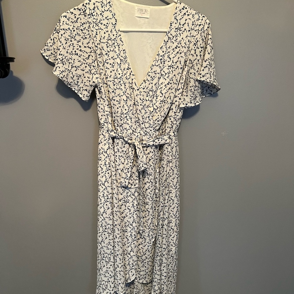 Floral high low dress
